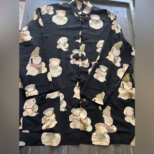 HARARI tunic , beautiful chiffon silk sz M